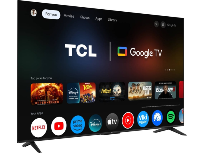 TV TCL 65T69C (QLED - 65'' - 165 cm - 4K Ultra HD - Smart TV)