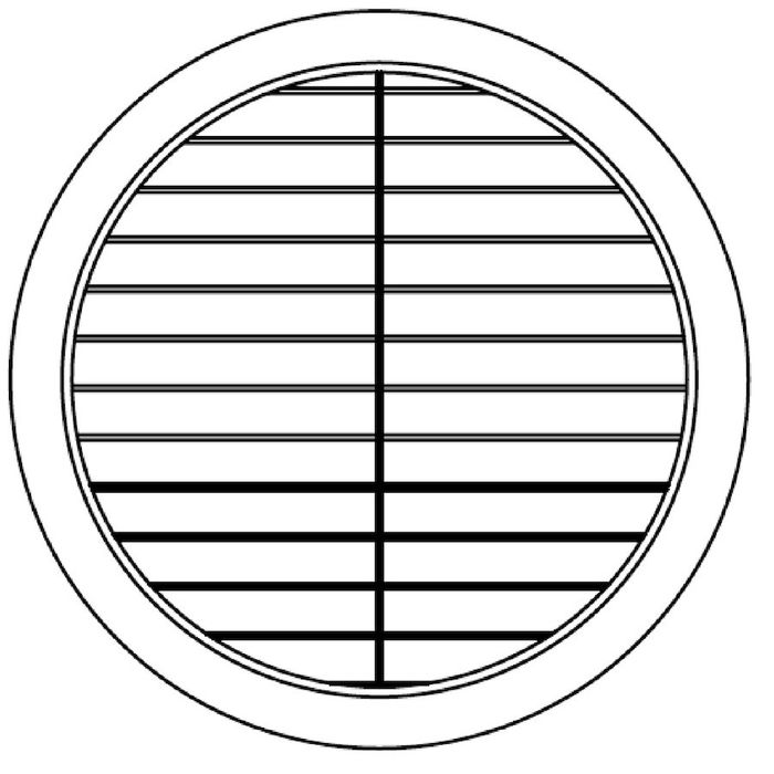 Grelha Ajustável com Mola Ø 165–200 mm para Ventilação Ariston