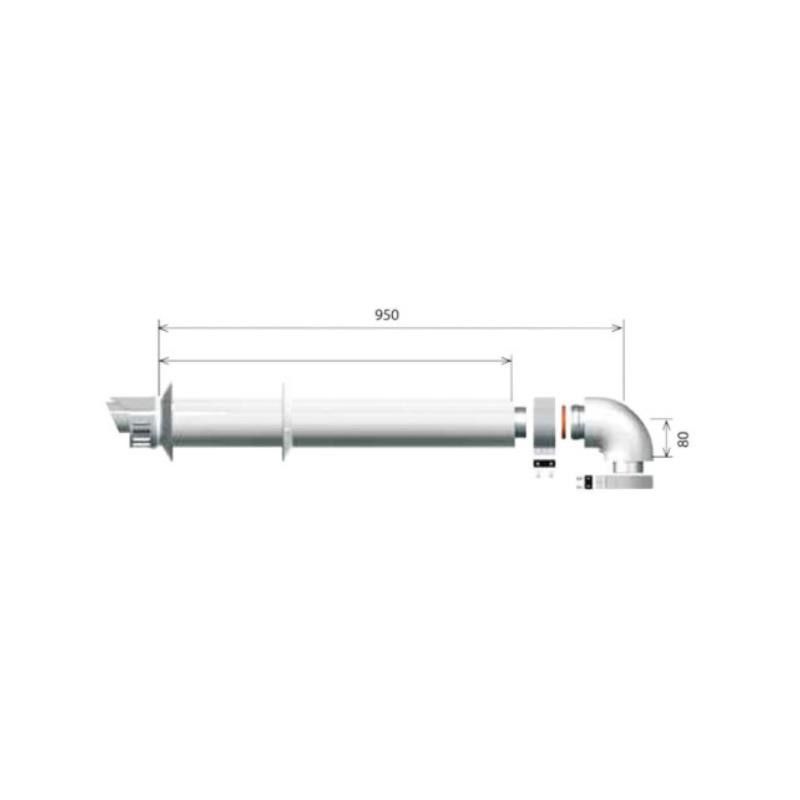 Kit de Descarga Coaxial Horizontal Ariston