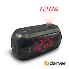 RELÓGIO DESPERTADOR DIGITAL DENVER ECP-715NR