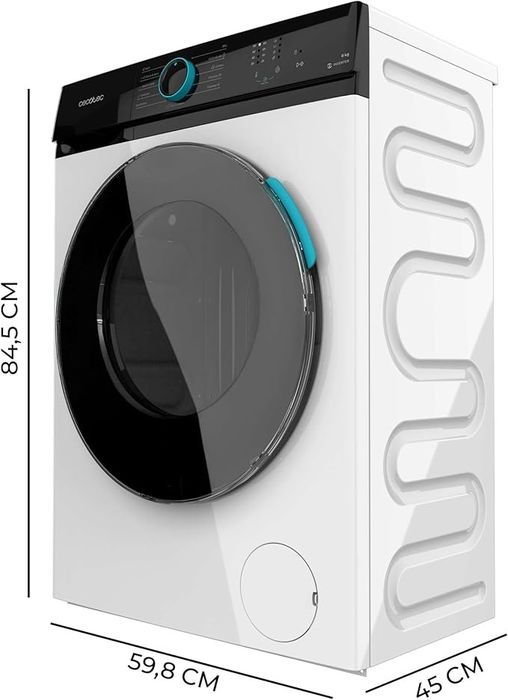 Máquina de Lavar Roupa Cecotec Bolero DressCode 8110 Inverter Branca