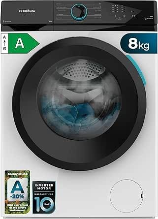 Máquina de Lavar Roupa Cecotec Bolero DressCode 8110 Inverter Branca