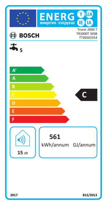 Termoacumulador elétrico Tronic 2000T Slim TR2000T 30SB