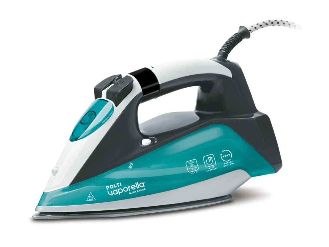 Ferro de Engomar Polti Vaporella Quick & Slide QS220 | Verde, Branco