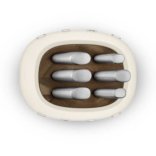SMEG - Bloco de Facas Anni 50 Creme KBSF02CR