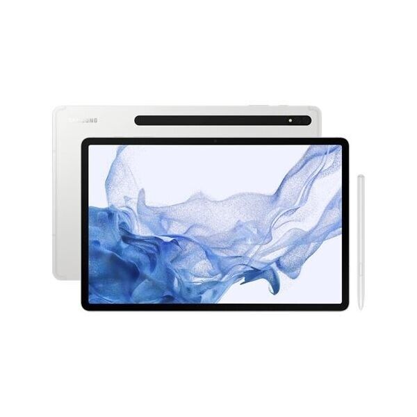 Tablet Samsung Galaxy Tab S8+ 12.4" 128GB 5G Prateado 