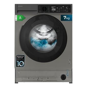 Máquina de Lavar Roupa de Encastre Cecotec Bolero Dresscode 750 BI Inverter 1200RPM