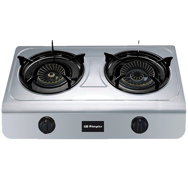ORBEGOZO FO2710 – Fogão Portátil a Gás Butano/Propano 2 Zonas em Inox