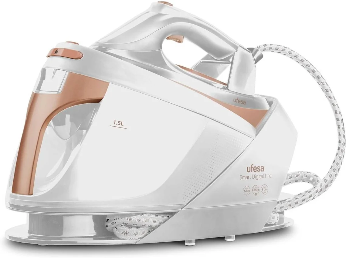 Ferro com Caldeira UFESA Smart Digital Pro (Pressão: 8 bar - 425 g/min - Base Cerâmica)