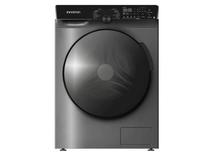 Máquina De Lavar Roupa De Carga Frontal Infiniton Wm G124adx, 12 Kg, 1400 Rpm, 14 Programas, Dark Inox