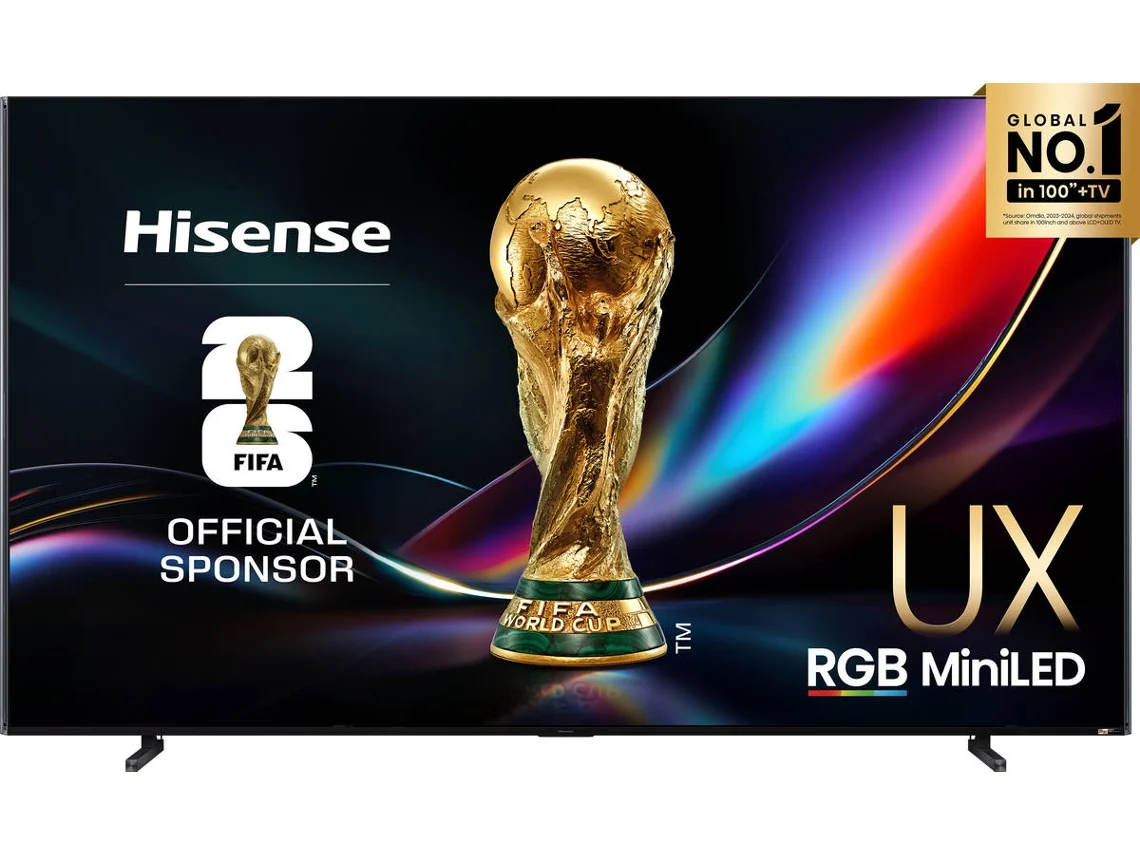 TV HISENSE 116UXQ (RGB-Mini LED - 116'' - 293 cm - Ultra HD - Smart TV AI)