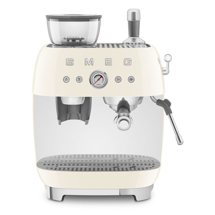 Máquina de Café Expresso Manual com Moinho SMEG Anni 50 EGF03CREU