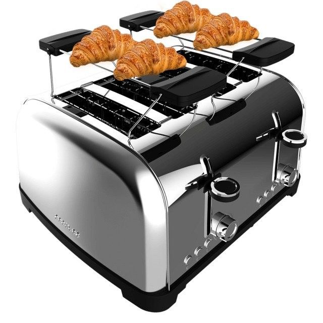Tostador Vertical Cecotec Toastin' time 1700 Double Inox