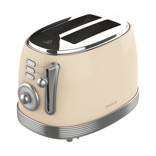Torradeira Cecotec Toast&Taste 800 Vintage Light Beige