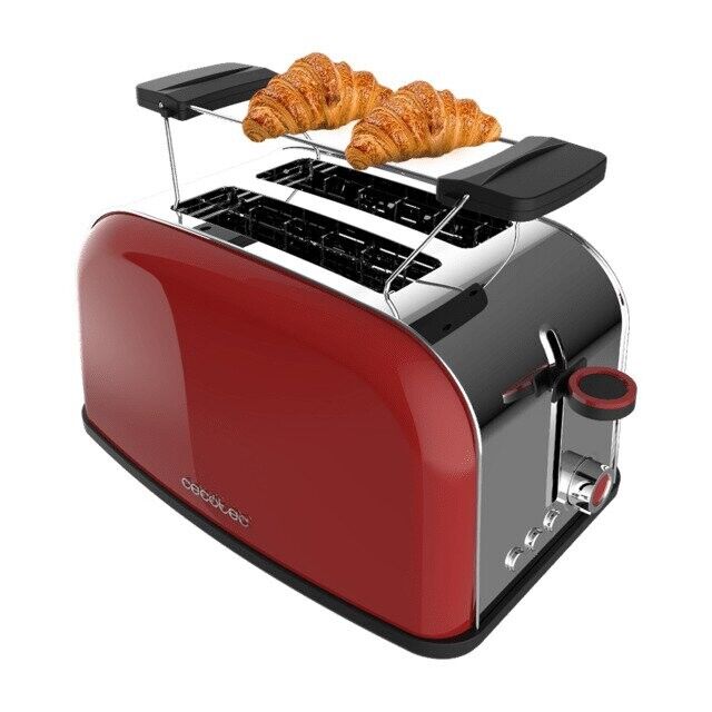 Tostador Vertical Cecotec Toastin' time 850 Red