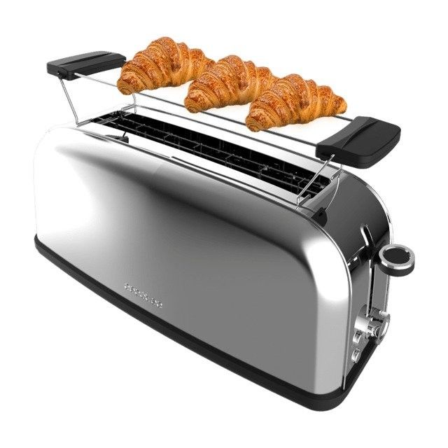 Tostador vertical Cecotec Toastin' time 850 Inox Long