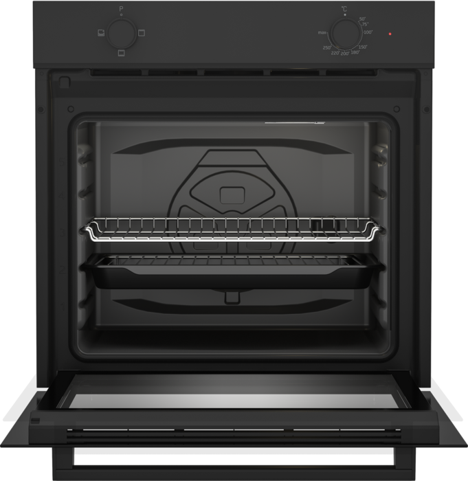 Conjunto de Encastre Beko Forno Convencional + Placa Vitrocerâmica BBSC11020B 