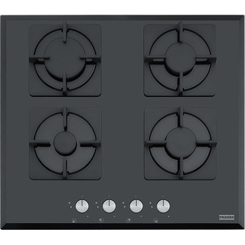 Placa a Gás Franke Smart Linear FHNS 604 4G BK C Vidro Preto