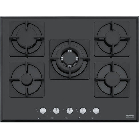 Placa a Gás Franke Smart Linear FHNS 705 4G TC BK C Vidro Preto