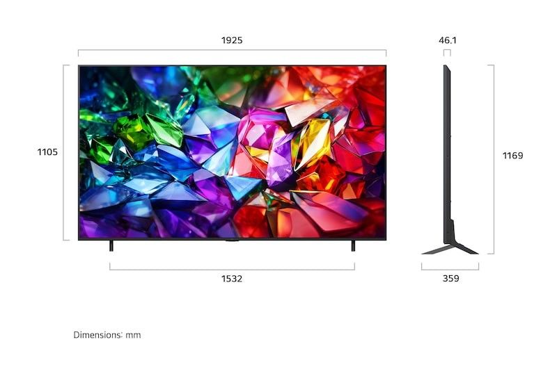 Smart TV 2026 LG Micro RGB evo AI de 86 polegadas