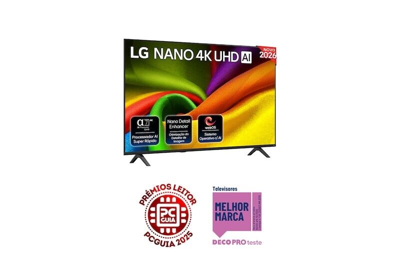  TV LG 55" 55NU850B6LA NANO LED Evo AI Smart TV 4K