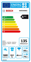 Máquina Lavar Roupa Bosch WAT2449XES