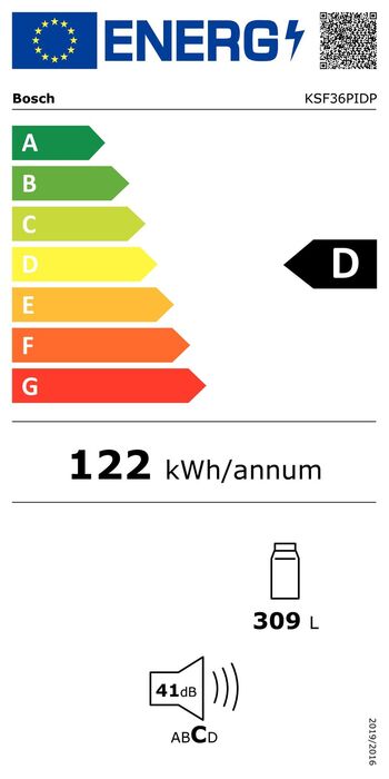 Frigorífico Bosch KSF36PIDP