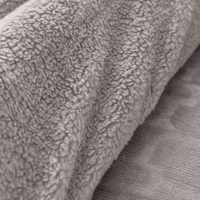 Coral fleece comforter Borreguito Apalaches - Linen