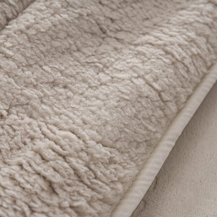 Coral fleece comforter Borreguito Himalaias - Pearl