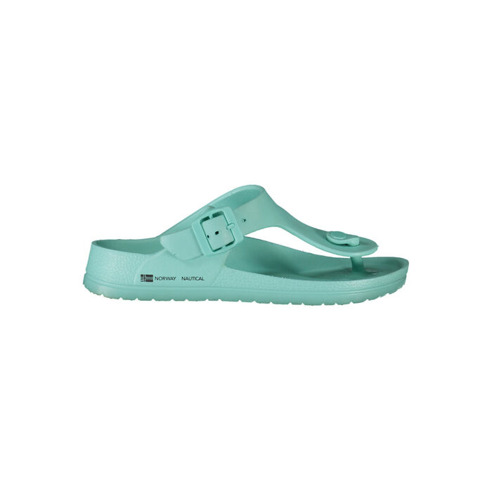 NORWAY 1963 - Flip-flops with buckle - Woman - Aquamarine