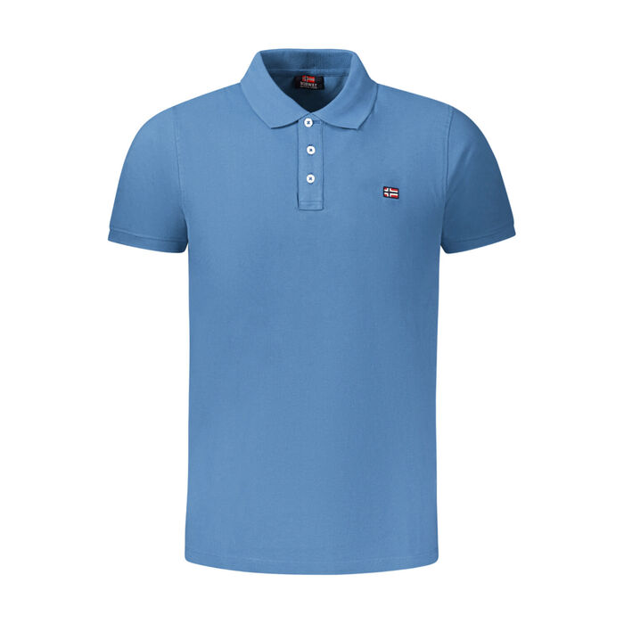 NORWAY 1963 - Polo manga curta - Homem - Azul Celeste