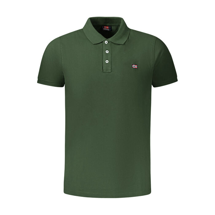 NORWAY 1963 - Polo manga curta - Homem - Verde Militar