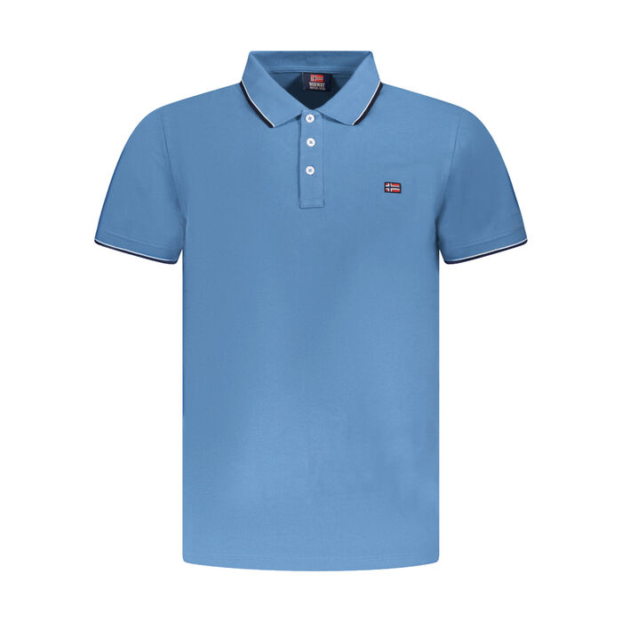 NORWAY 1963 - Polo manga curta - Homem - Azul Celeste