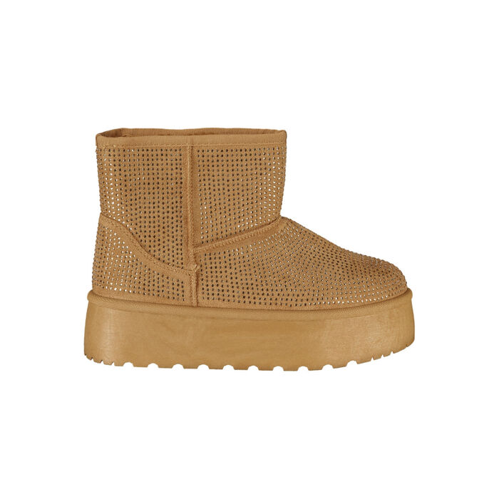 LAURA BIAGIOTTI - Botas com brilhantes - Mulher - Camel