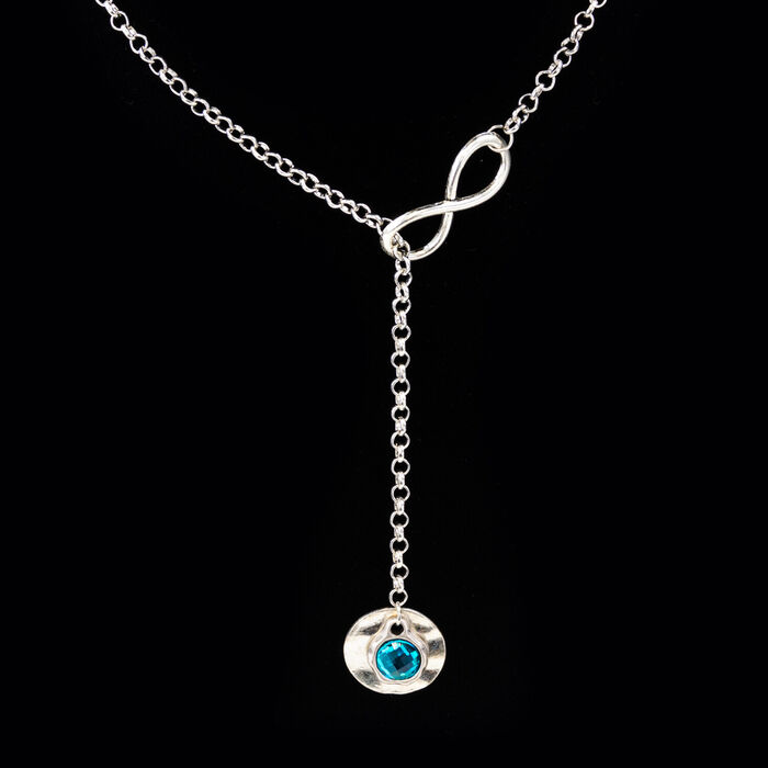 FYL - Colar em metal Dyana - Azul