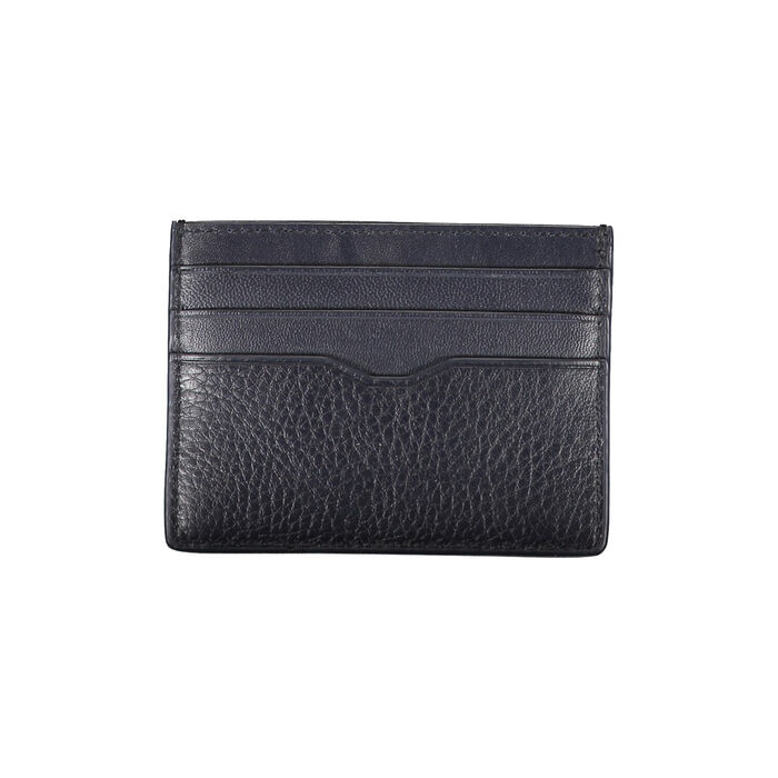 TOMMY HILFIGER - Porta cartões em pele - Homem - Azul Marinho