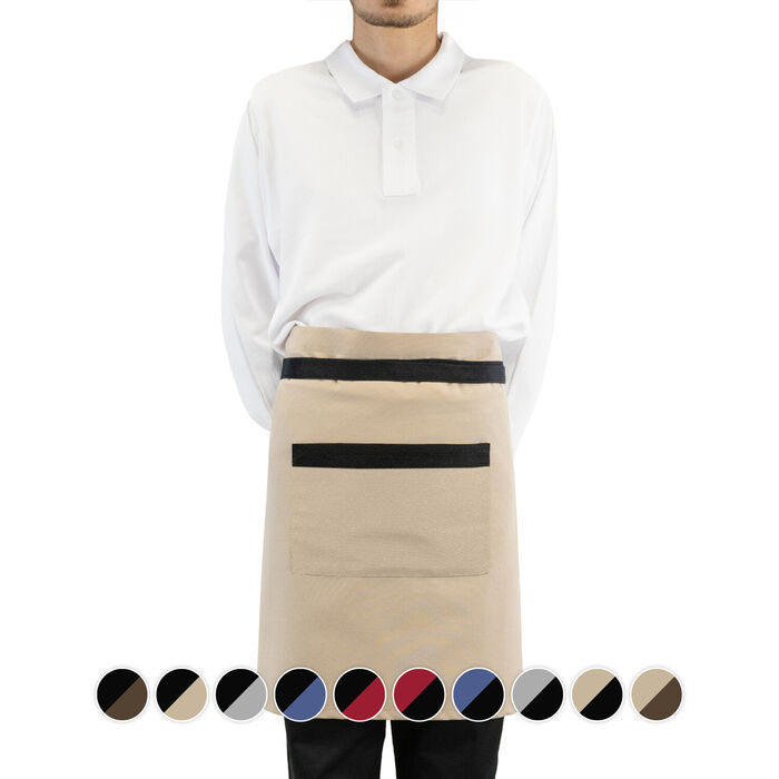 FYL - Prime bicolor stain-resistant waist apron - Unisex