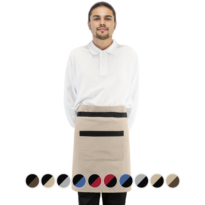 FYL - Prime bicolor stain-resistant waist apron - Unisex