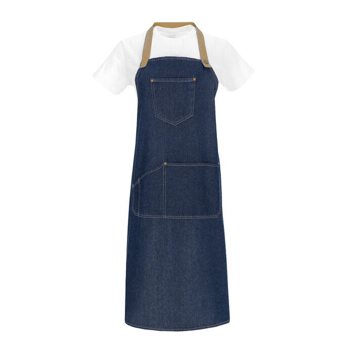 FYL - Denim chest apron Coriander - Unisex