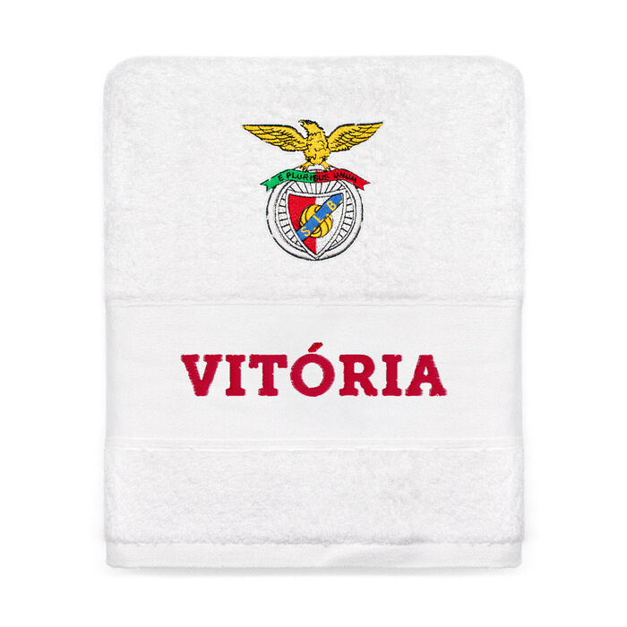BENFICA - Lençol de banho - Branco - Personalizado