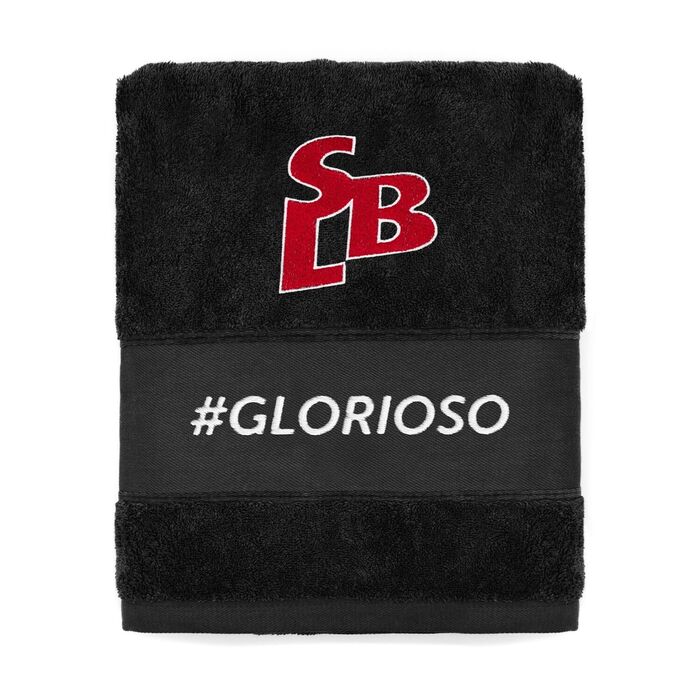 BENFICA - Bath sheet - Black - Personalized