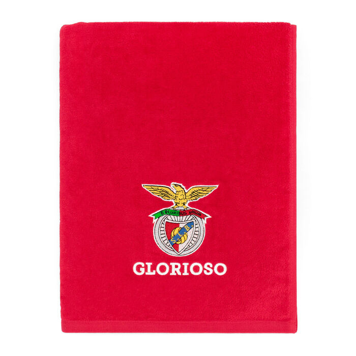 BENFICA - Large beach towel - Red - Personalized