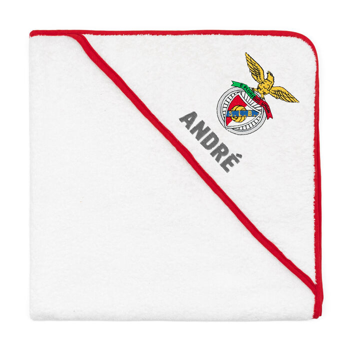 BENFICA - Hooded baby towel - Personalized