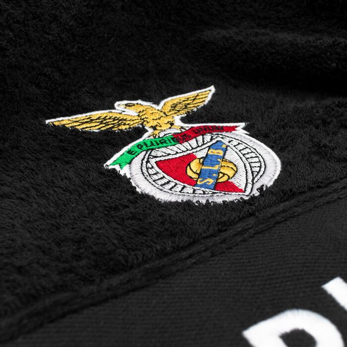 BENFICA - Hand towel - Black - Personalized