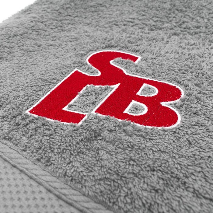 BENFICA - Bath towel - Grey - Personalized
