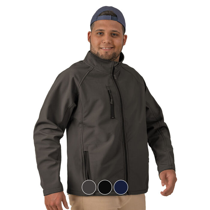 Big Size - Waterproof softshell jacket - Man