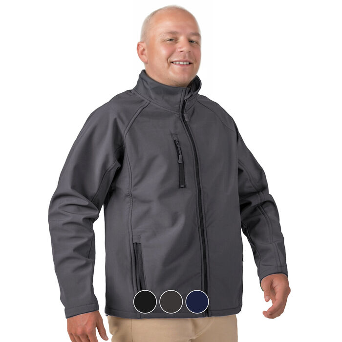Big Size - Waterproof softshell jacket - Man