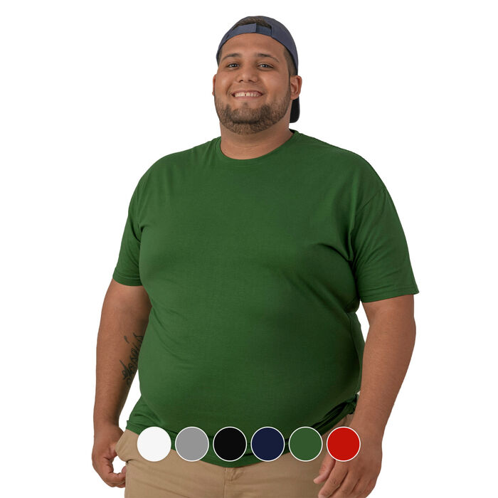 Big Size - Short Sleeve Premium T-shirt - Man