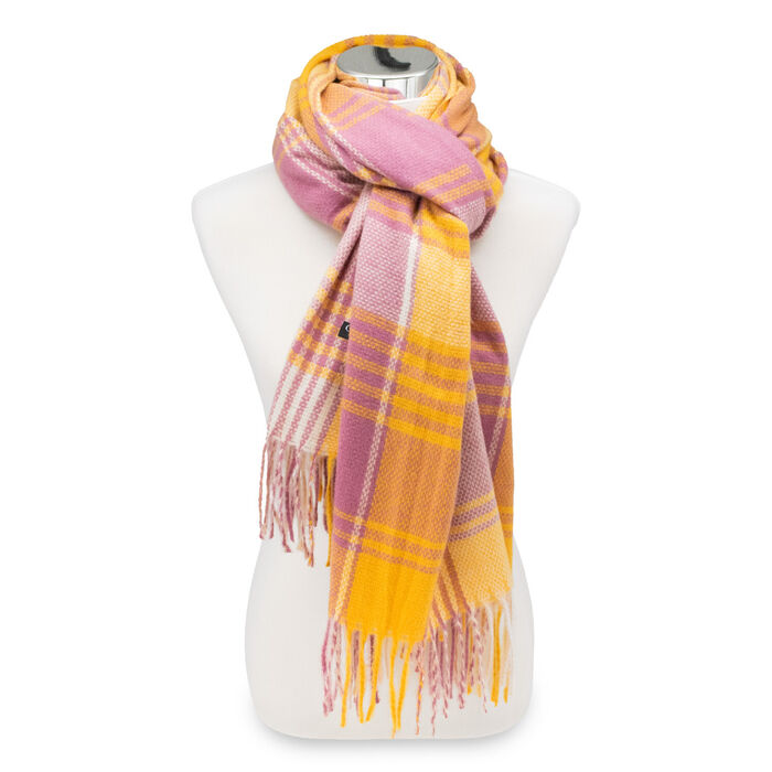 FYL - Cachecol Plaid - Mulher - Amarelo