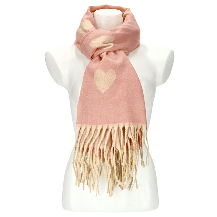 FYL - Cachecol Hearts - Mulher - Rosa